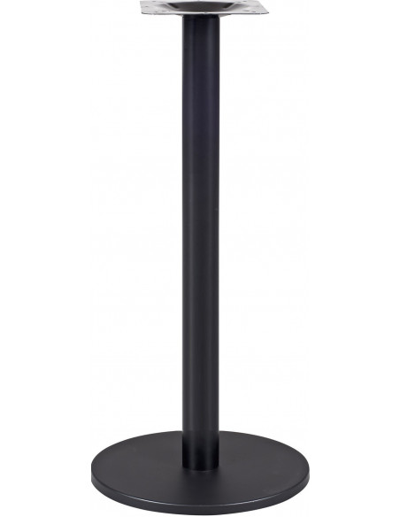 Base de mesa BOHEME, alta, negra, 43 cms de diámetro, altura 110 cms