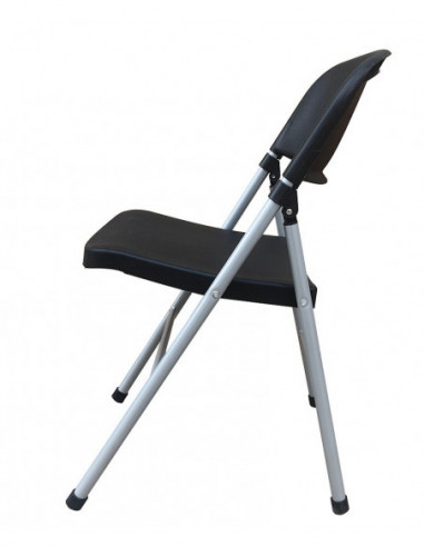 Silla BEACH, plegable, metal plata,...