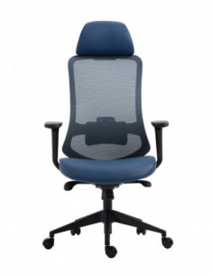 Sillón de oficina ARANJUEZ, alto, negro, ergonómico,... 2