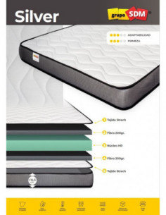 Colchón SILVER SDM, 160 x 200 cms