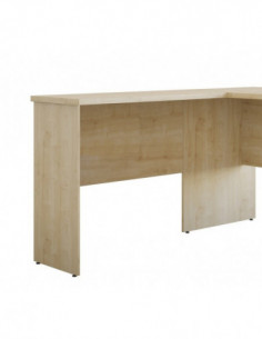 Mesa auxiliar ECO, bilaminado color natura, 90 x 40 cms