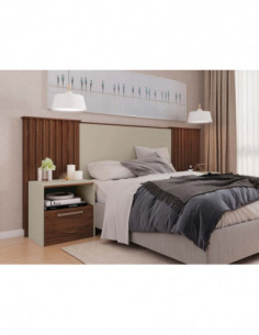 Cabecero LUCIUS, extensible, 2 mesillas de noche, MDP... 2