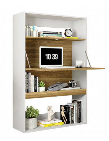 Armario SPAIN, multiusos, alto, MDP blanco y...