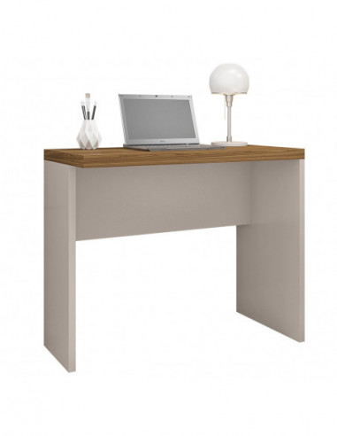 Mesa de oficina STUDIO 90, bilaminado miel y...