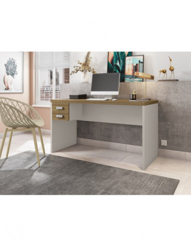 Mesa de oficina STUDIO 136, 2 cajones,...