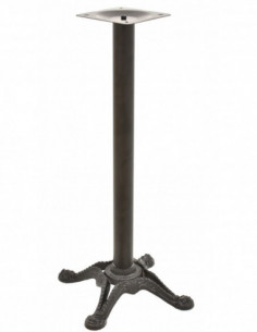 Base de mesa RÓDANO, alta, fundición, negra, base de 58 x...