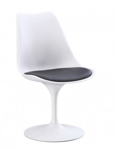 Silla TUL MT, metal, polipropileno blanco,...