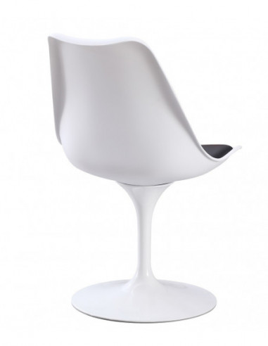 Silla TUL MT, metal, polipropileno blanco,...