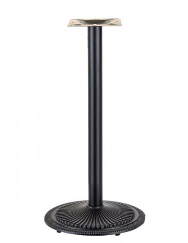 Base de mesa ARNO NEW, alta, negra, 45 cms de diámetro, altura 110 cms