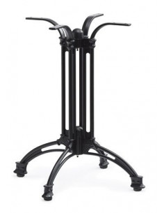 Base de mesa EIFFEL NEW-4, aluminio, 4 pies, negra,...