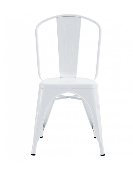 Silla TOL EK LIMITED, acero, blanca