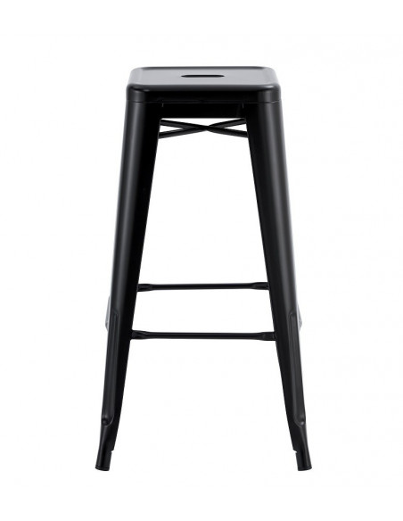 Taburete TOL EK LIMITED, acero, negro