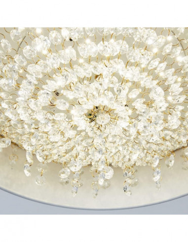 Lámpara JENA BL, colgante, metal, blanca,...