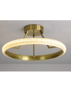 Lámpara BERKA TRE60, de techo, aluminio, dorada,...