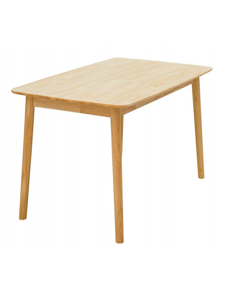 Mesa TRANSILVANIA, madera natural, 120 x 75 cms