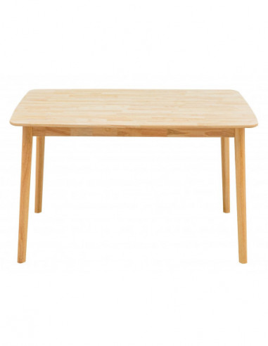 Mesa TRANSILVANIA, madera natural, 120 x 75 cms
