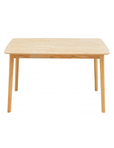 Mesa TRANSILVANIA, madera natural, 120 x 75 cms