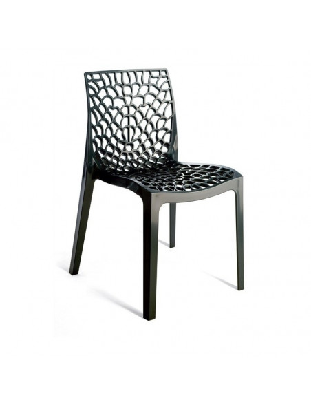 Silla CAPRICHO, polipropileno antracita*