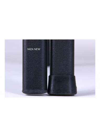 Silla NIZA NEW, chasis epoxi negro, similpiel...