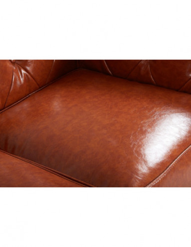 Sofá CHESTER NEW, 3 plazas, similpiel cuero...