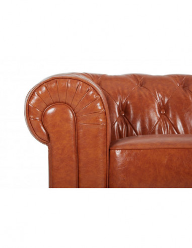 Sofá CHESTER NEW, 3 plazas, similpiel cuero...