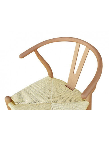 Silla WISH, madera de haya, natural, fibra...
