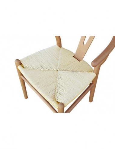 Silla WISH, madera de haya, natural, fibra...