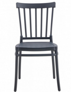 Silla MILOS NEW, apilable, tratamiento anti UV,... 2