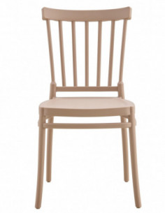 Silla MILOS NEW, apilable, tratamiento anti UV,... 2