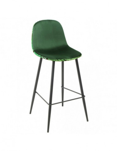 Taburete HORUS NEW, metal, tapizado velvet...