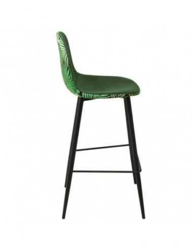 Taburete HORUS NEW, metal, tapizado velvet...