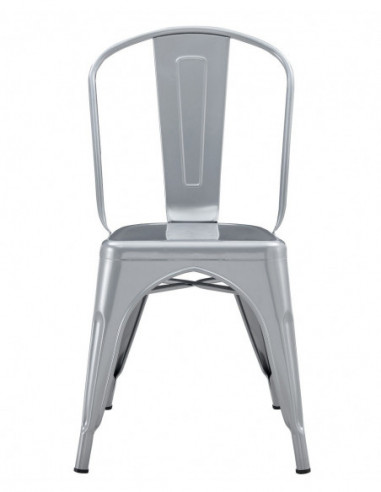 Silla TOL EK LIMITED, acero, gris plata