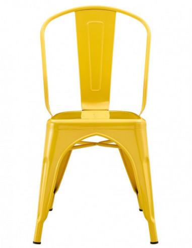 Silla TOL EK LIMITED, acero, amarilla