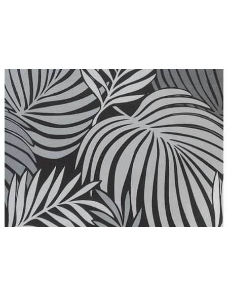 Silla HORUS NEW, metal, tapizado velvet gris con trasera floral a juego