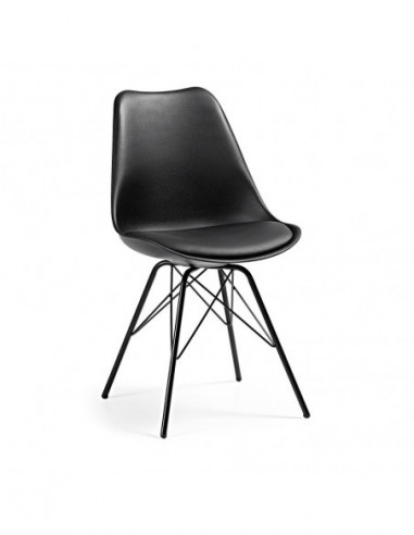 Silla BELLA NEW (SU), base negra, carcasa y...