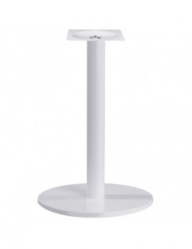 Base de mesa BOHEME, blanca, 43 cms de diámetro, altura 72 cms