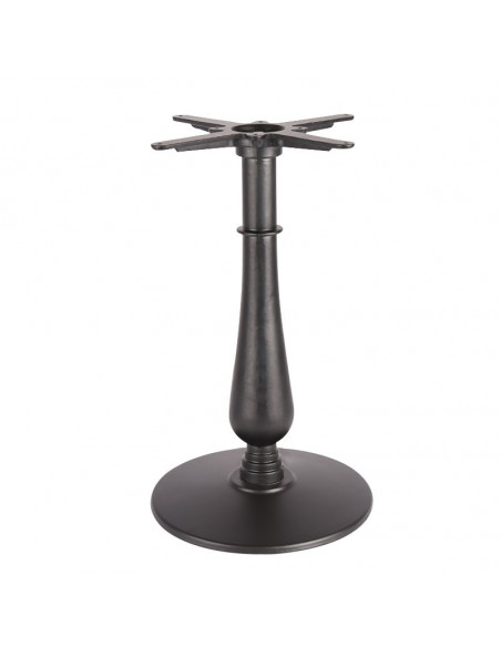 Base de mesa TÁMESIS, negra, 43 cms de diámetro, altura 72 cms