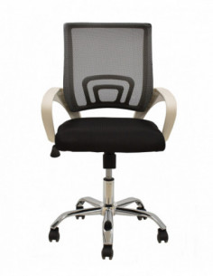 Sillón de oficina FISS NEW, brazos blanco, basculante,... 2