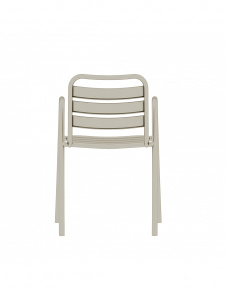 Sillón TROPICANA, apilable, polipropileno gris pálido