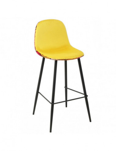 Taburete HORUS NEW, metal, tapizado velvet...