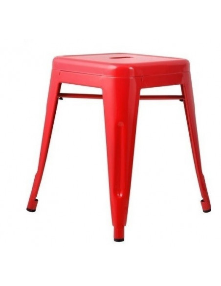 Taburete TOL EK LIMITED, acero, rojo