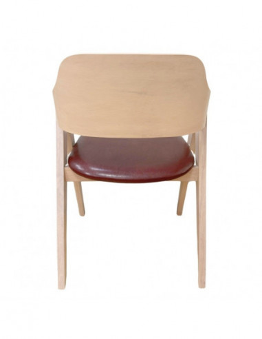 Sillón JARSY, madera de hevea, natural,...