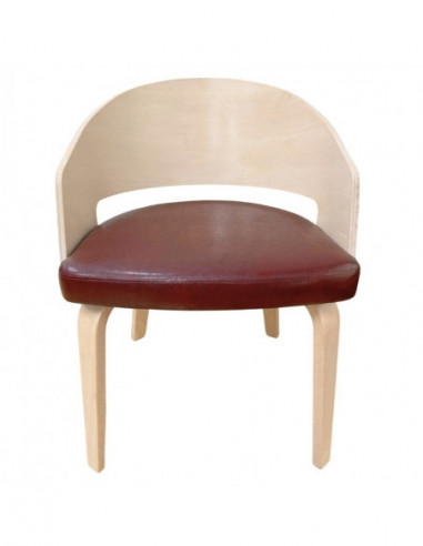 Sillón SINTRA, contrachapado de madera de...