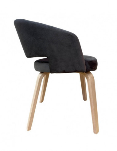 Sillón VISEU, contrachapado de madera de hevea,...