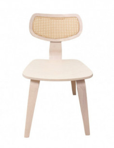 Silla CORBEL, contrachapado de madera de hevea, rejilla,... 2