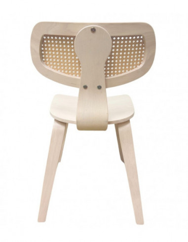 Silla CORBEL, contrachapado de madera de hevea,...