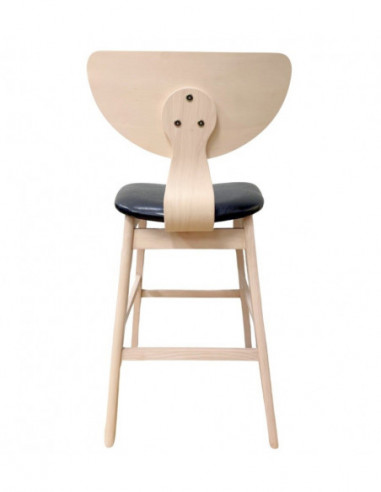 Taburete DUBLIN, madera de hevea, natural,...