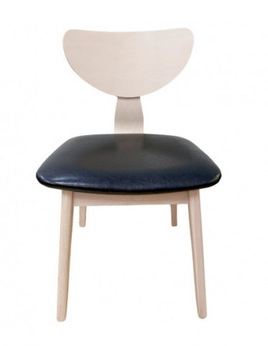 Silla DUBLIN, contrachapado de madera de hevea,...