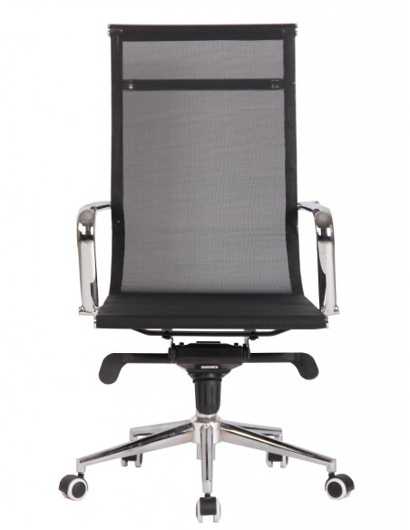 Sillón de oficina ZURICH, alto, malla negra