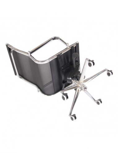 Sillón de oficina ZURICH, alto, malla negra